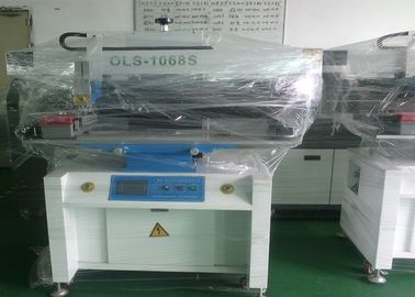 Impresora semi automática de la goma de la soldadura, impresora de la plantilla de SMT para el tamaño los 0.1-1.5m del PWB
